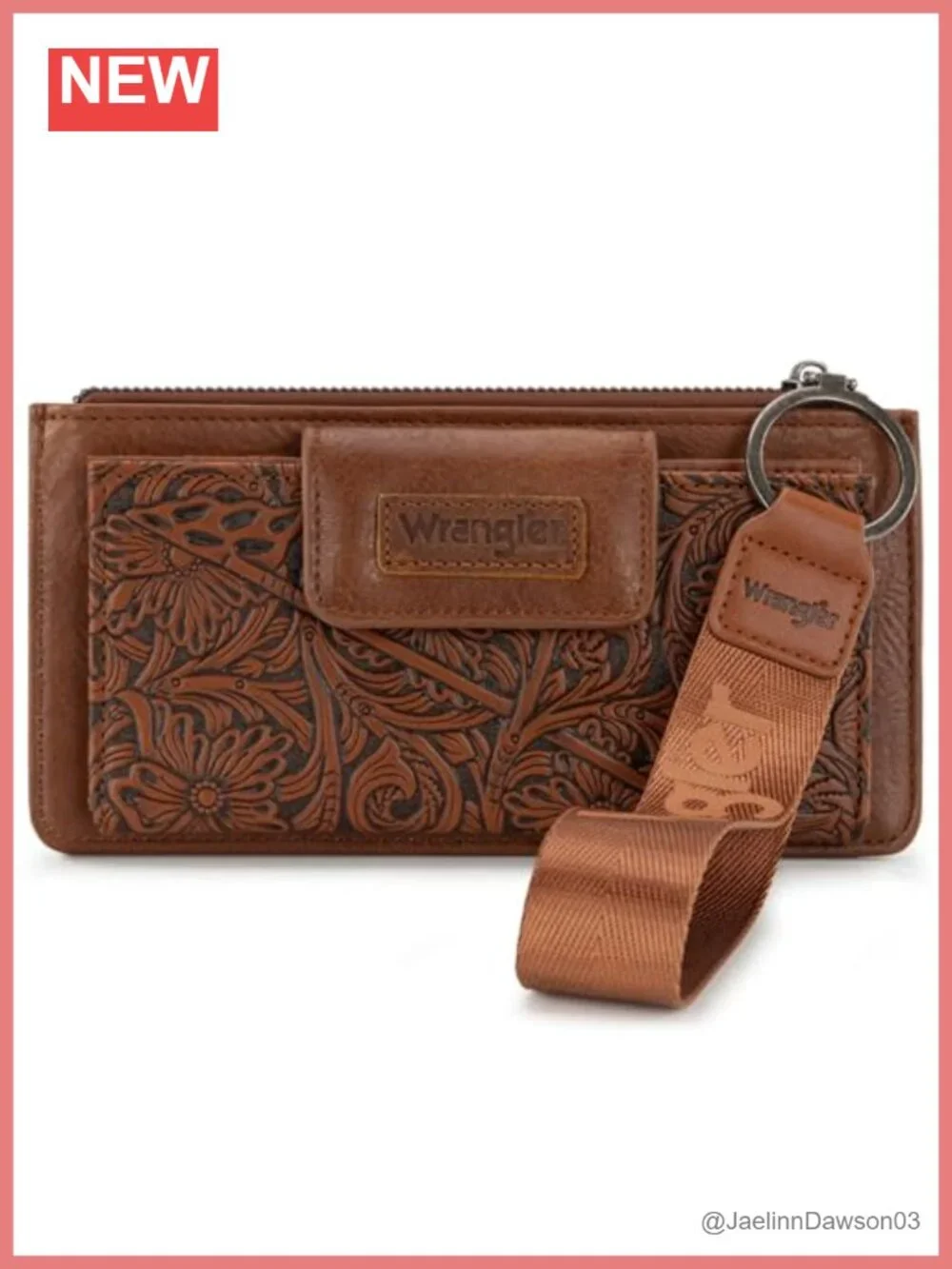 Wrangler Western RFID Blocking Bifold Wristlet Wallet for Women